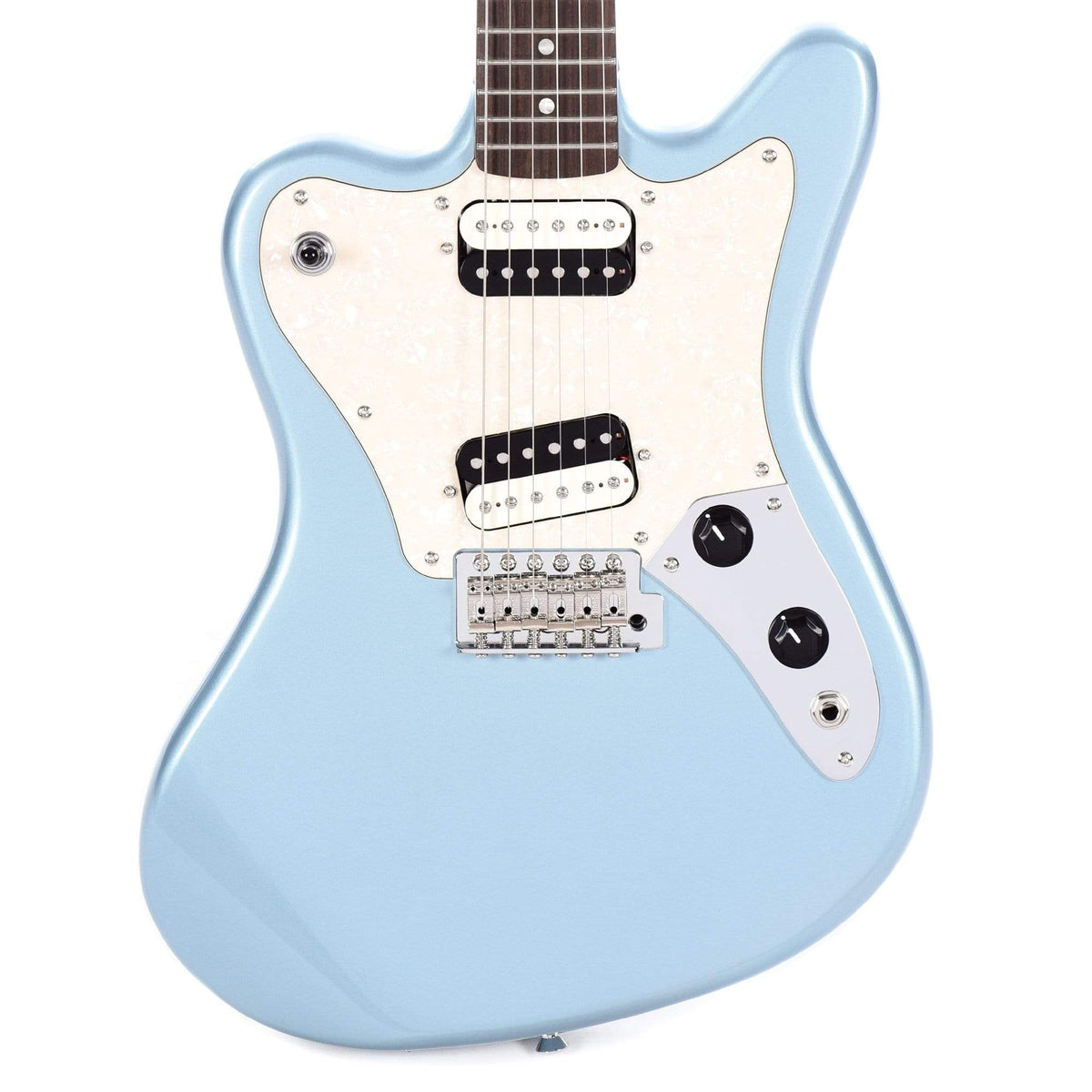 Squier Paranormal Super-Sonic Ice Blue Metallic Electric Guitars / Solid Body
