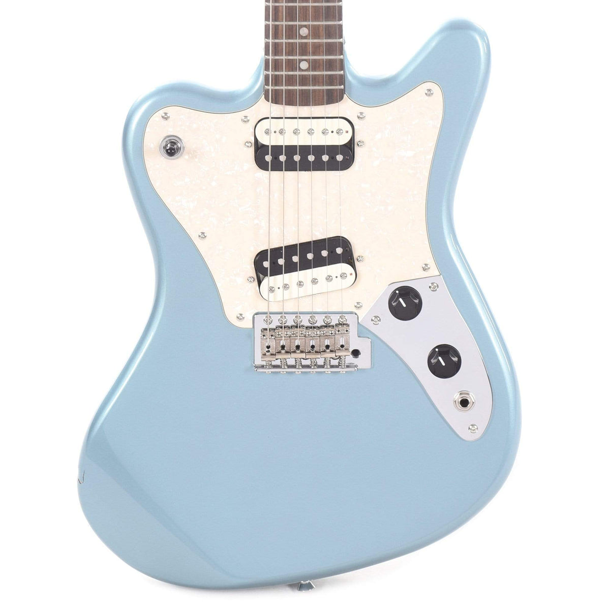 Squier Paranormal Super-Sonic Ice Blue Metallic Electric Guitars / Solid Body