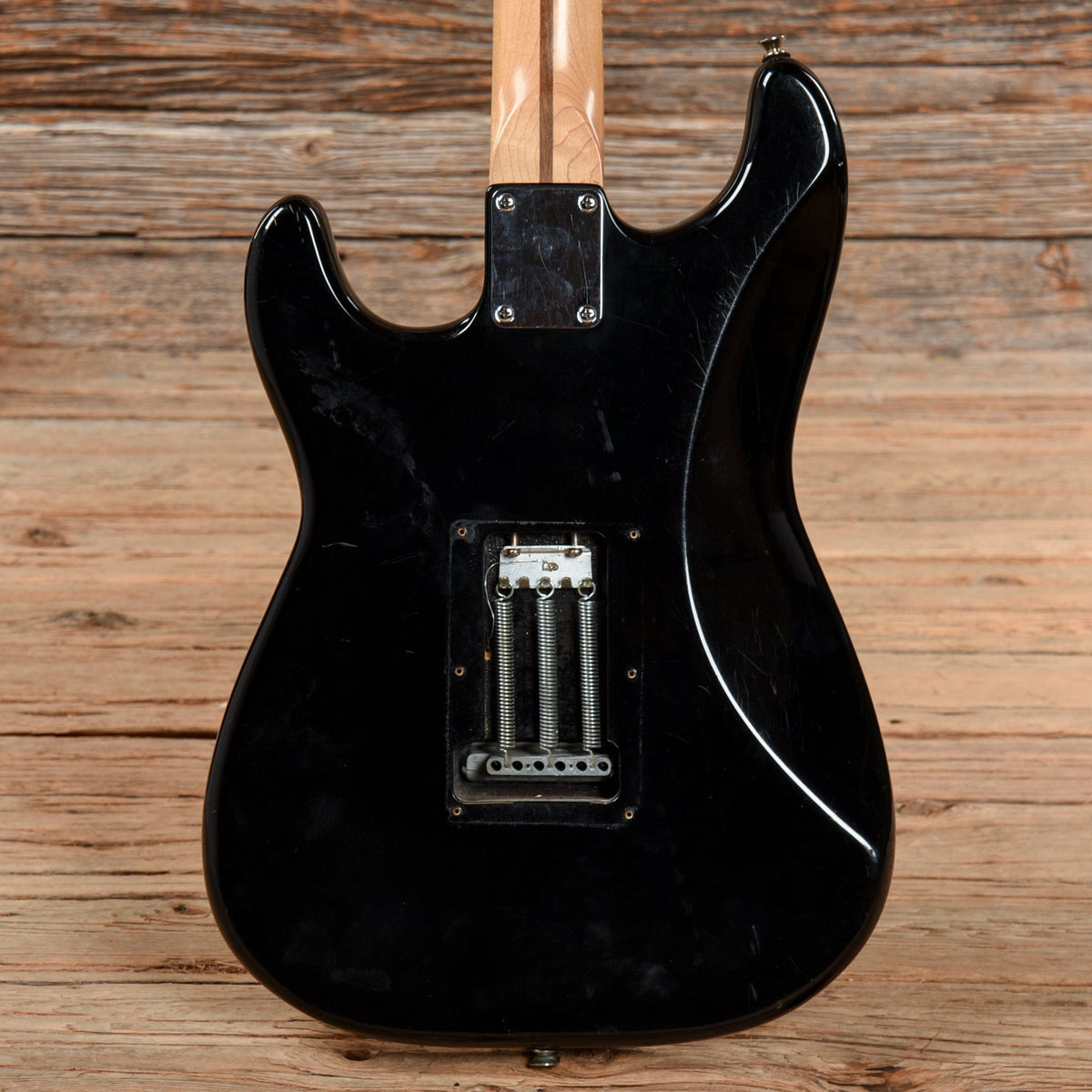 Squier Standard Stratocaster Black 1992 Electric Guitars / Solid Body