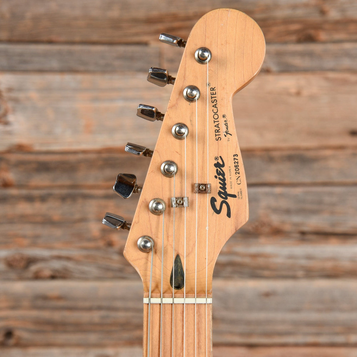 Squier Standard Stratocaster Black 1992 Electric Guitars / Solid Body