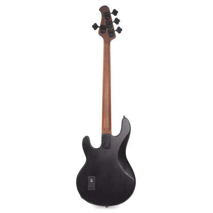 Sterling by Music Man StingRay RAY34 Poplar Burl Dark Scarlet Burst Satin Bass Guitars / 4-String