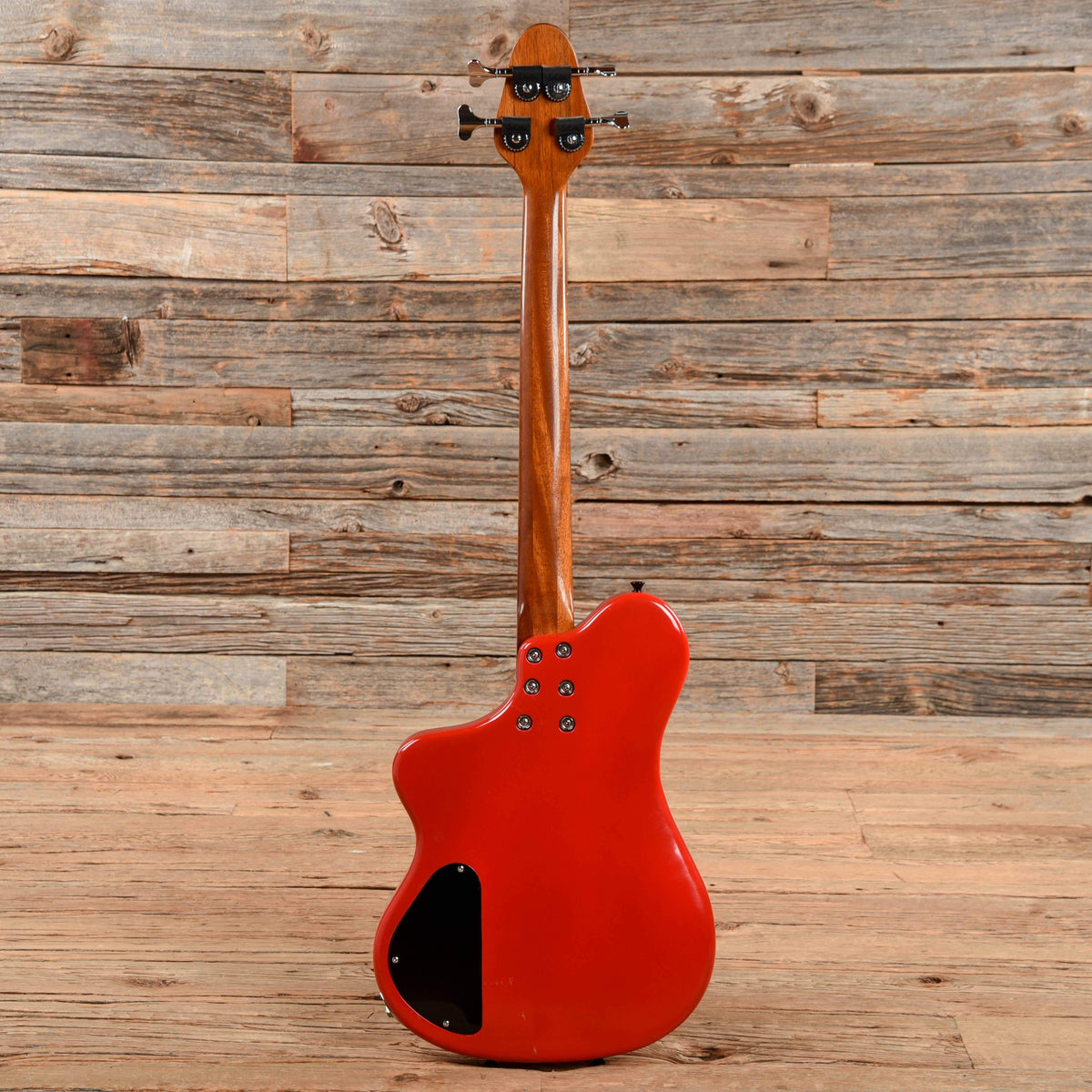 Steve Ezzo Custom Short Scale Bass Red Electric Guitars / Solid Body