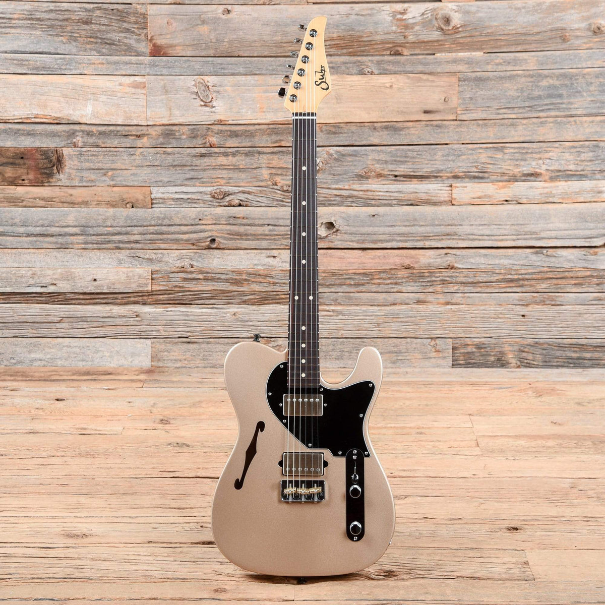 Suhr Alt T Custom Shoreline Gold Electric Guitars / Semi-Hollow