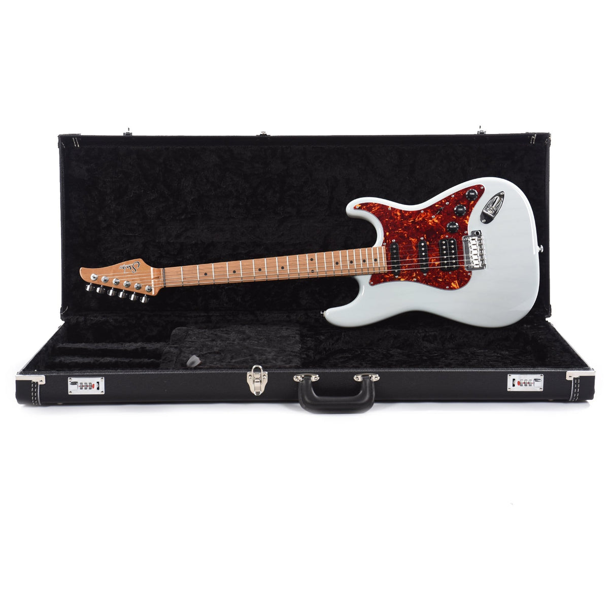 Suhr Limited Edition Classic S Paulownia HSS Trans Sonic Blue w/AAA Roasted Birdseye Neck Electric Guitars / Solid Body