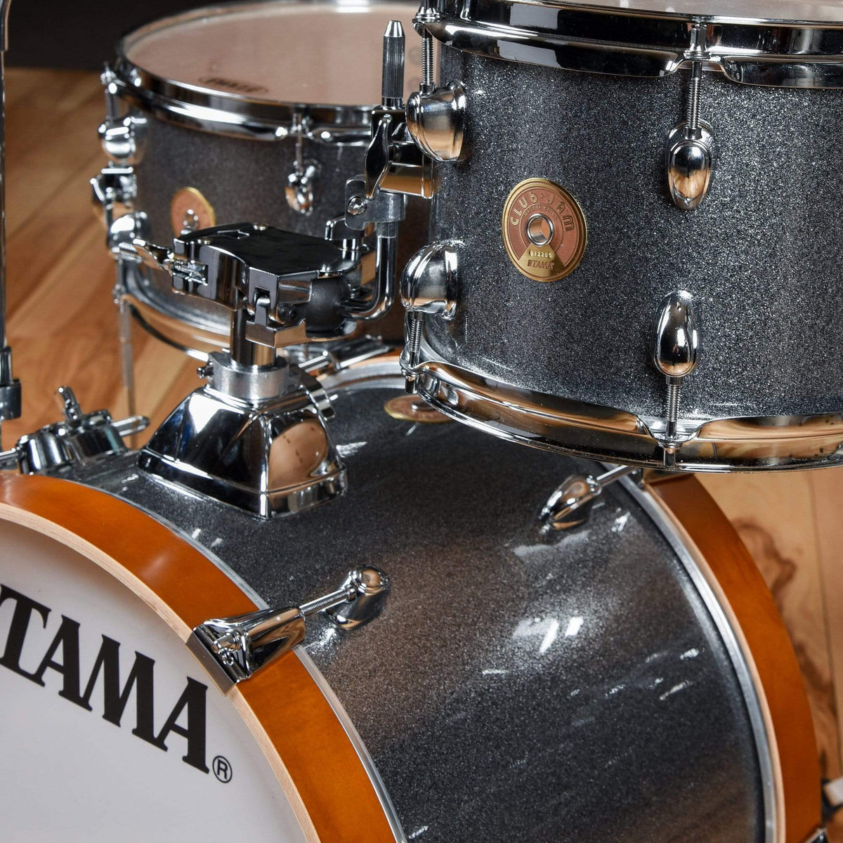 Tama Club Jam 10/14/18/5x13 4pc. Drum Kit Galaxy Silver Drums and Percussion / Acoustic Drums / Full Acoustic Kits