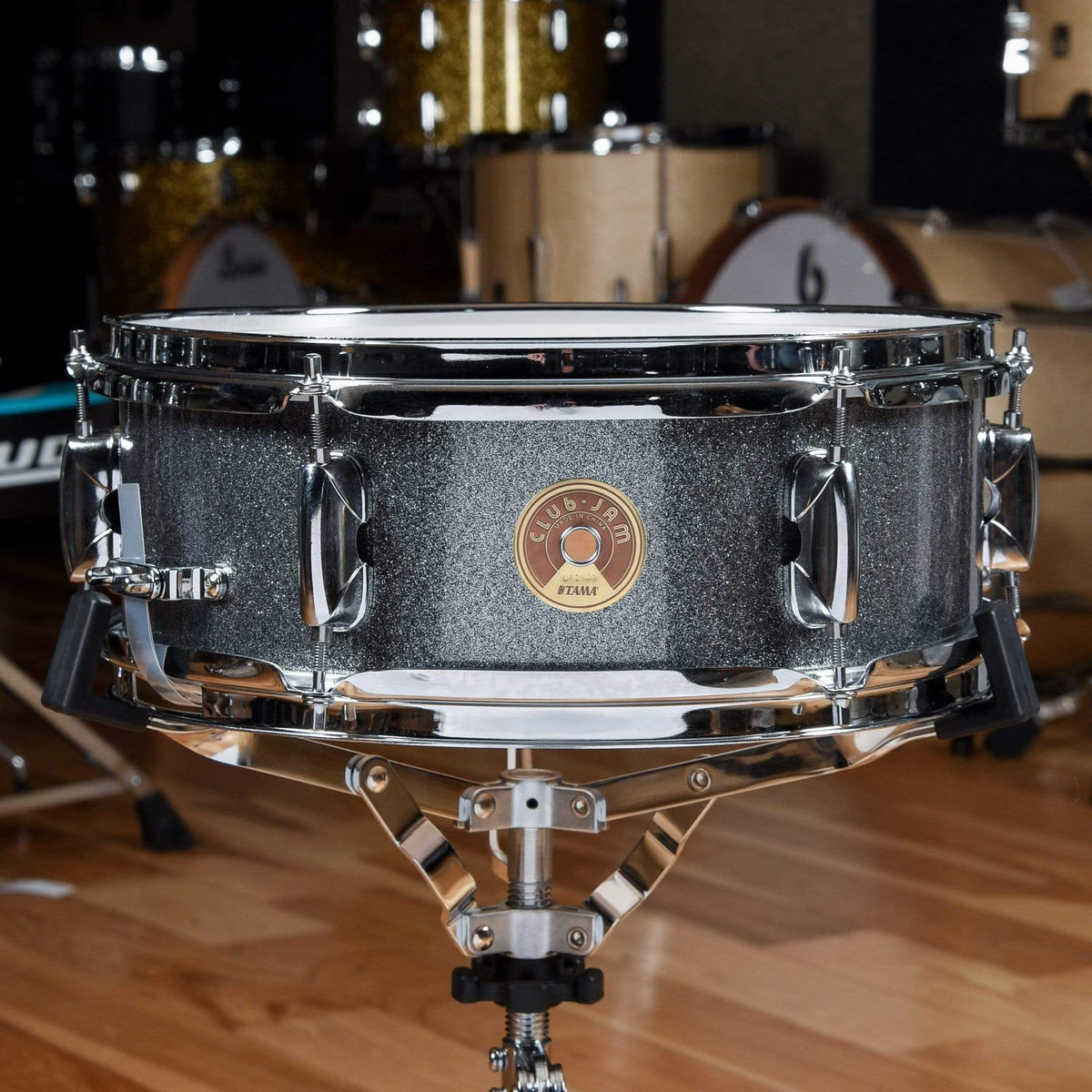 Tama Club Jam 10/14/18/5x13 4pc. Drum Kit Galaxy Silver Drums and Percussion / Acoustic Drums / Full Acoustic Kits