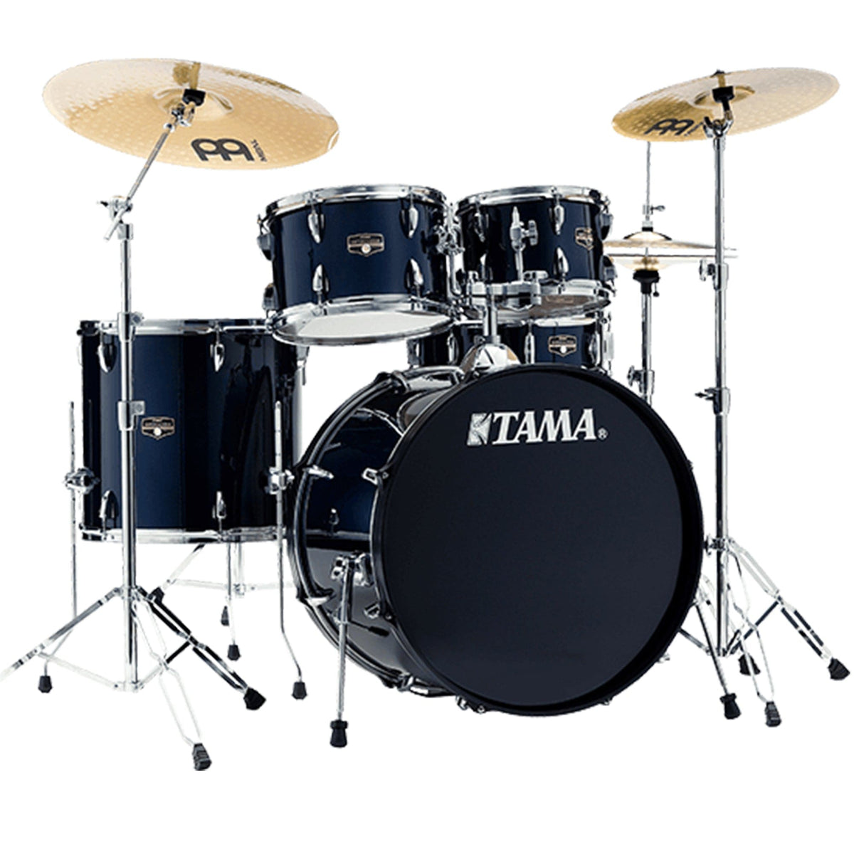 Tama Imperialstar 10/12/16/22/5x14 5pc. Drum Kit Dark Blue w/Hardware & Cymbals Drums and Percussion / Acoustic Drums / Full Acoustic Kits