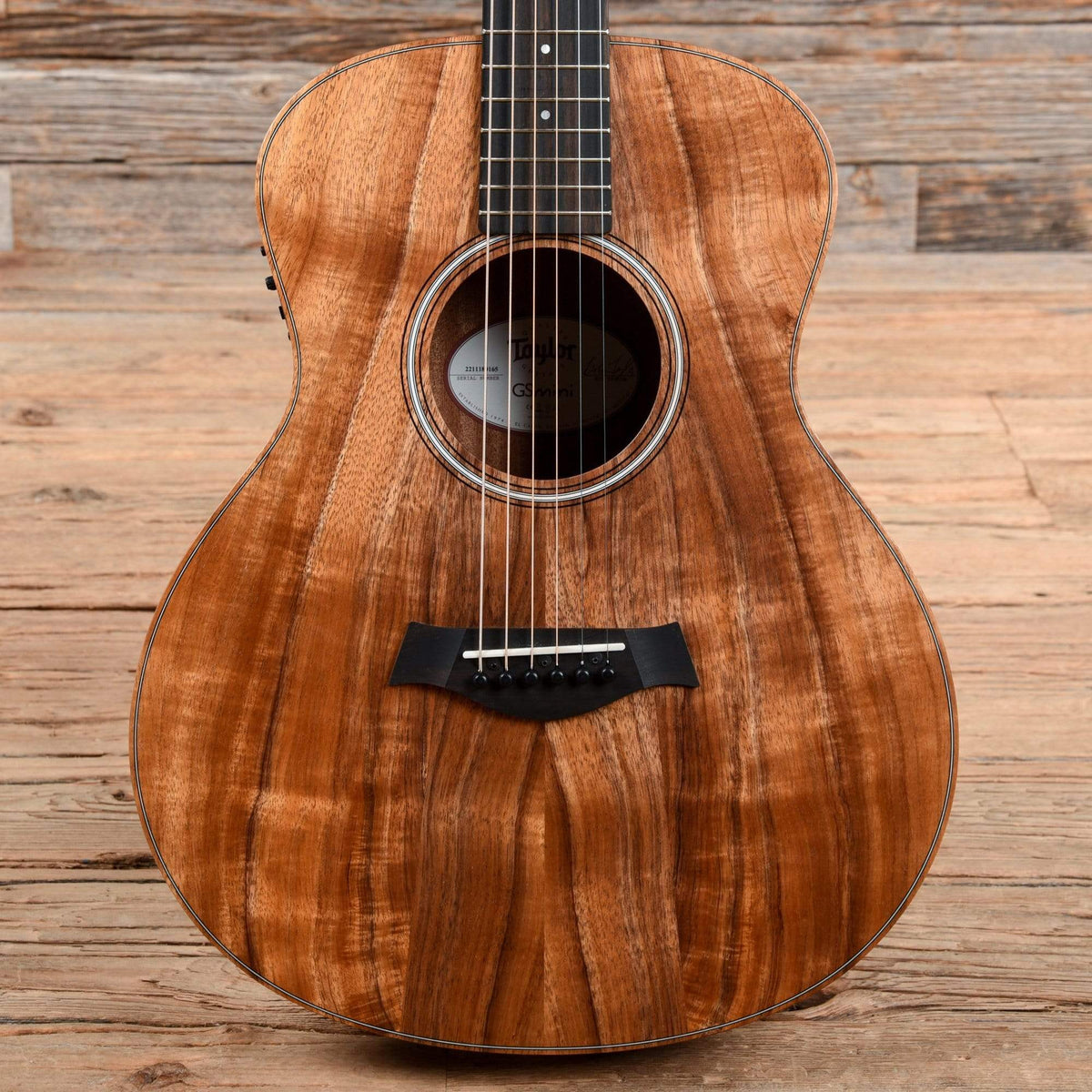 Taylor GS Mini-e Solid Koa Top ESB Acoustic Guitars / Built-in Electronics