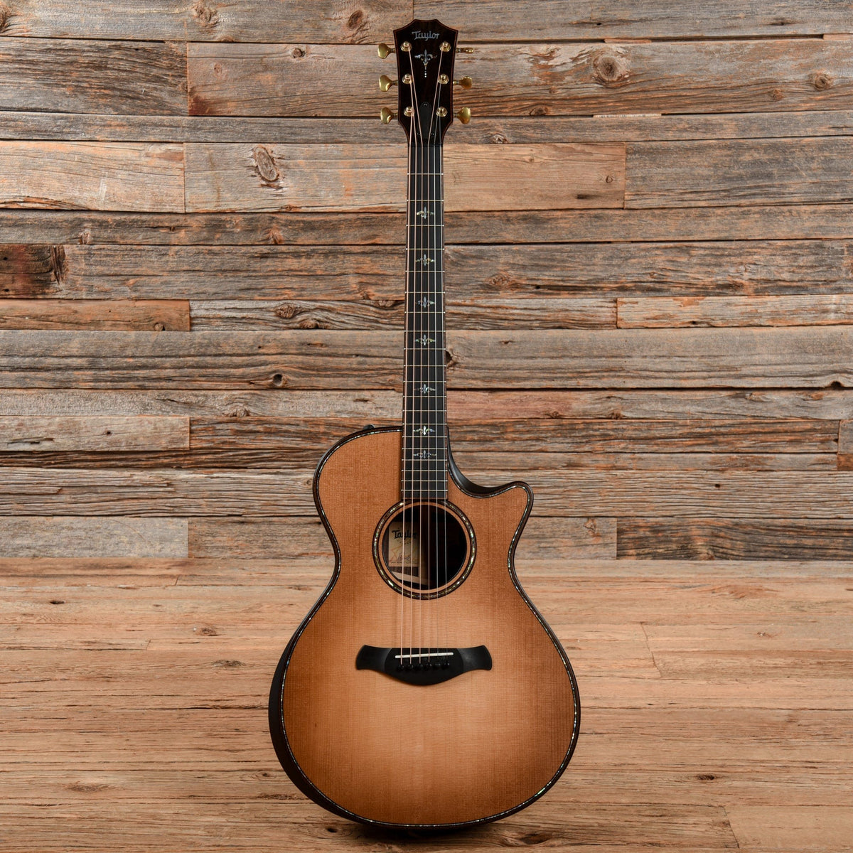Taylor Builder's Edition 912ce Grand Concert Lutz Spruce/Rosewood Wild Honey Burst ES2 Acoustic Guitars / Concert