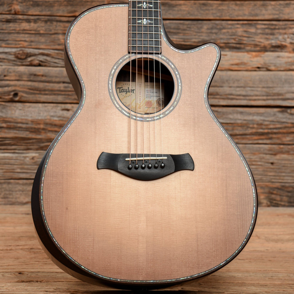 Taylor Builder's Edition 912ce Grand Concert Lutz Spruce/Rosewood Wild Honey Burst ES2 Acoustic Guitars / Concert