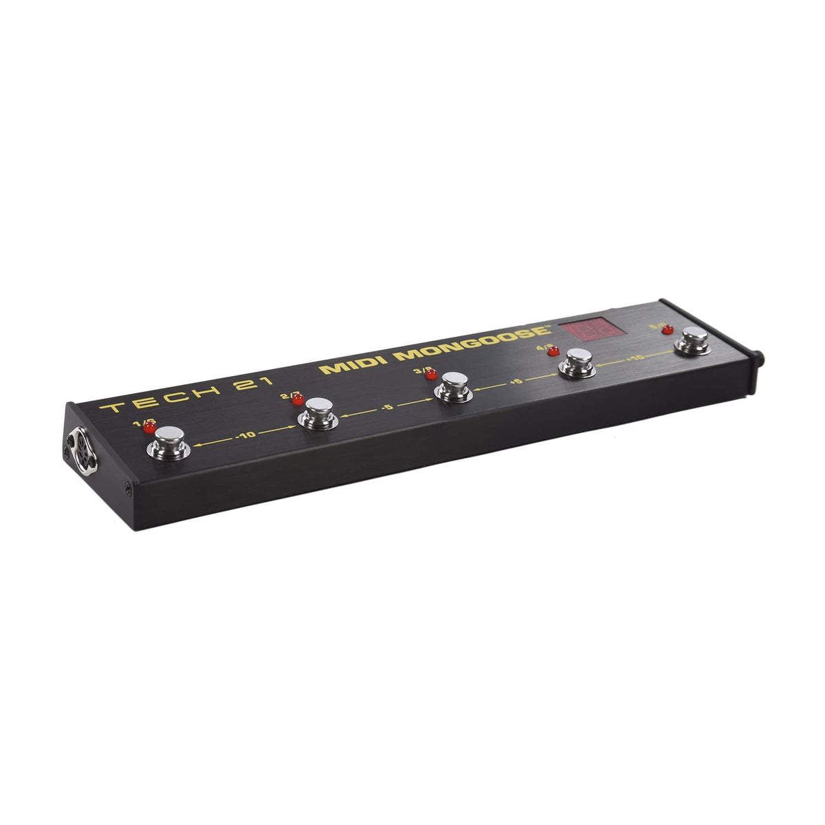 Tech 21 MIDI Mongoose 5-Button MIDI Footcontroller Effects and Pedals / Controllers, Volume and Expression