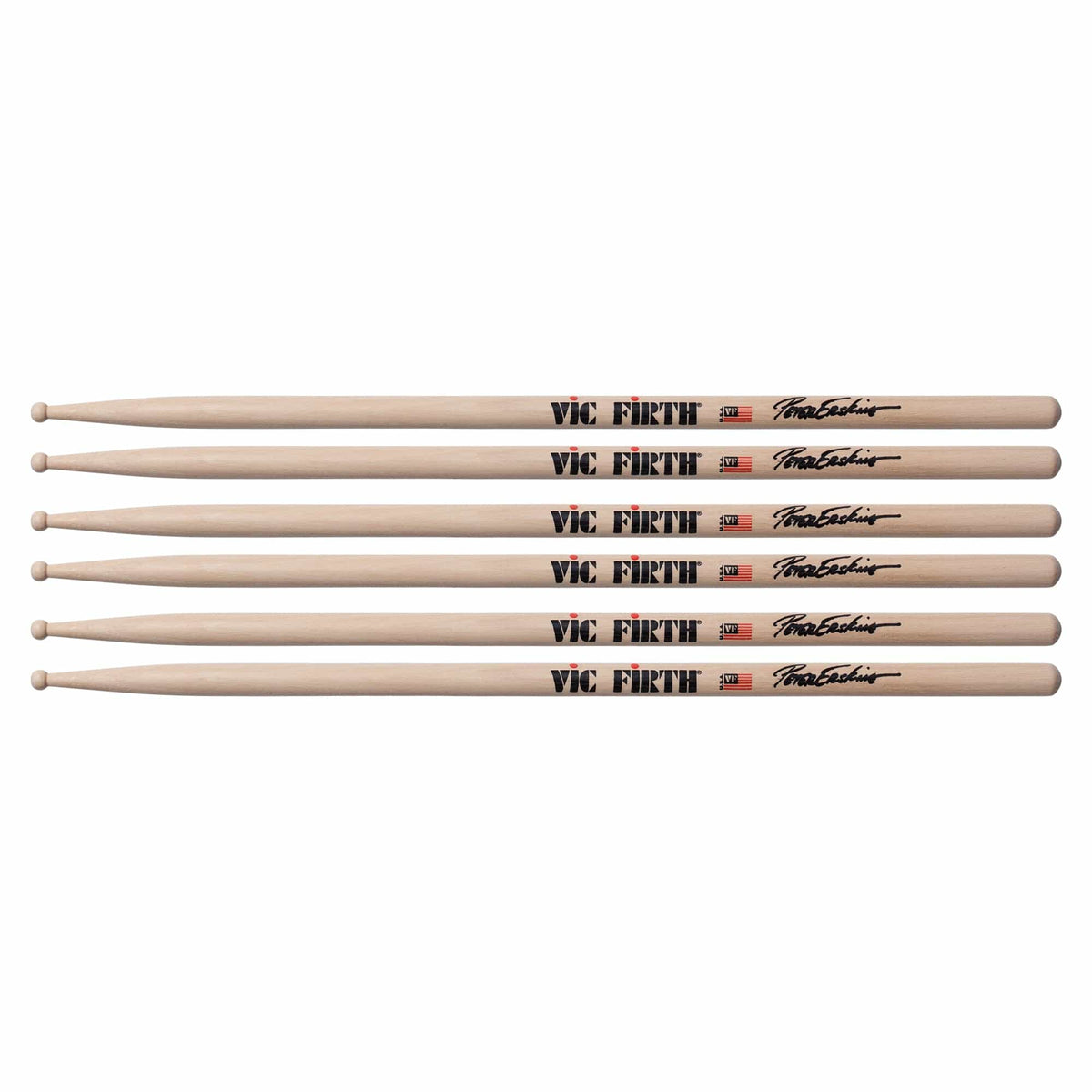 Vic Firth Peter Erskine Signature Drum Sticks (3 Pair Bundle) Drums and Percussion / Parts and Accessories / Drum Sticks and Mallets