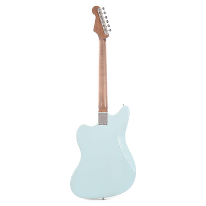Waterslide Offset Sonic Blue w/Mojo Dual Foil Pickups, Firestripe Pickguard, & Descendent Vibrato Electric Guitars / Solid Body