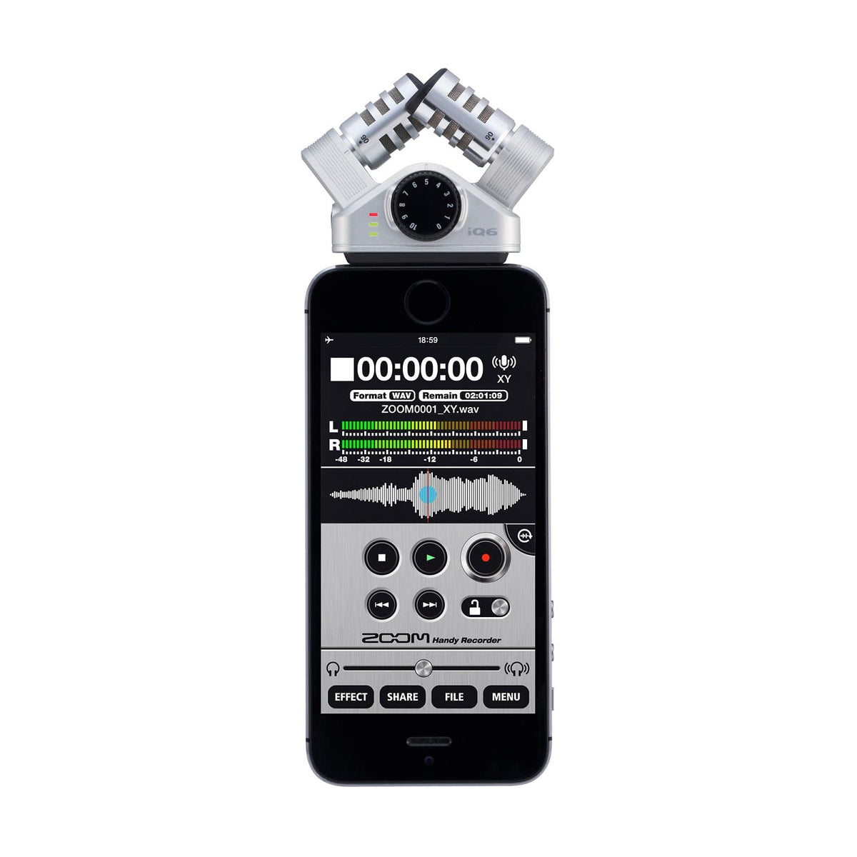 Zoom iQ6 Lightning XY Stereo Microphone for iOS Pro Audio / Interfaces