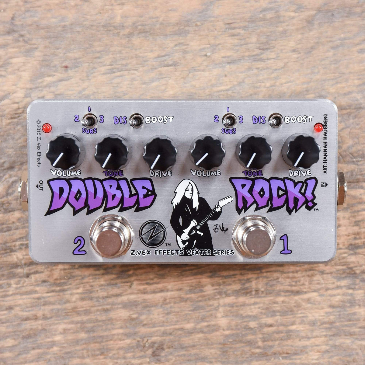 Zvex Double Rock Vexter Effects and Pedals / Overdrive and Boost